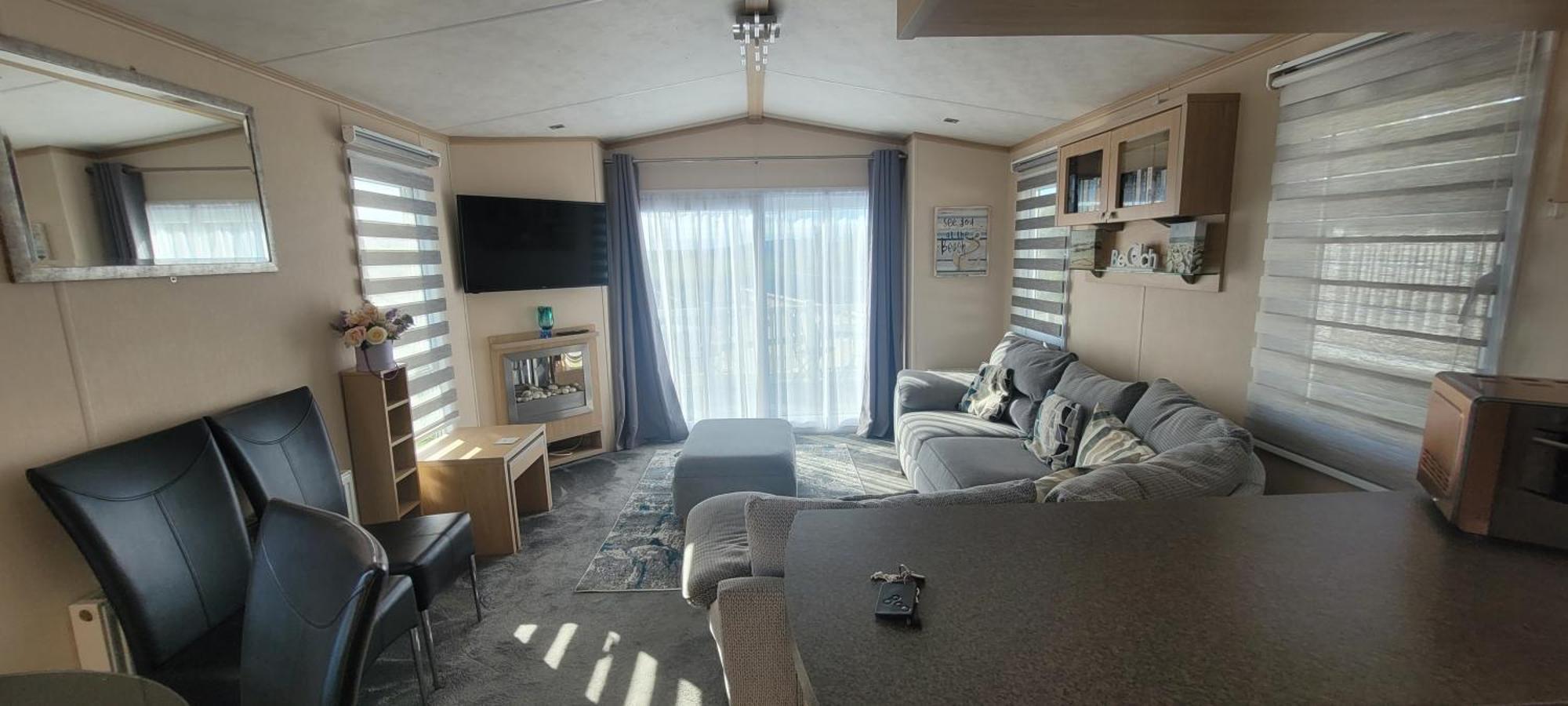 Home With A View Whitecliff Bay Holiday Park 벰브리지 외부 사진